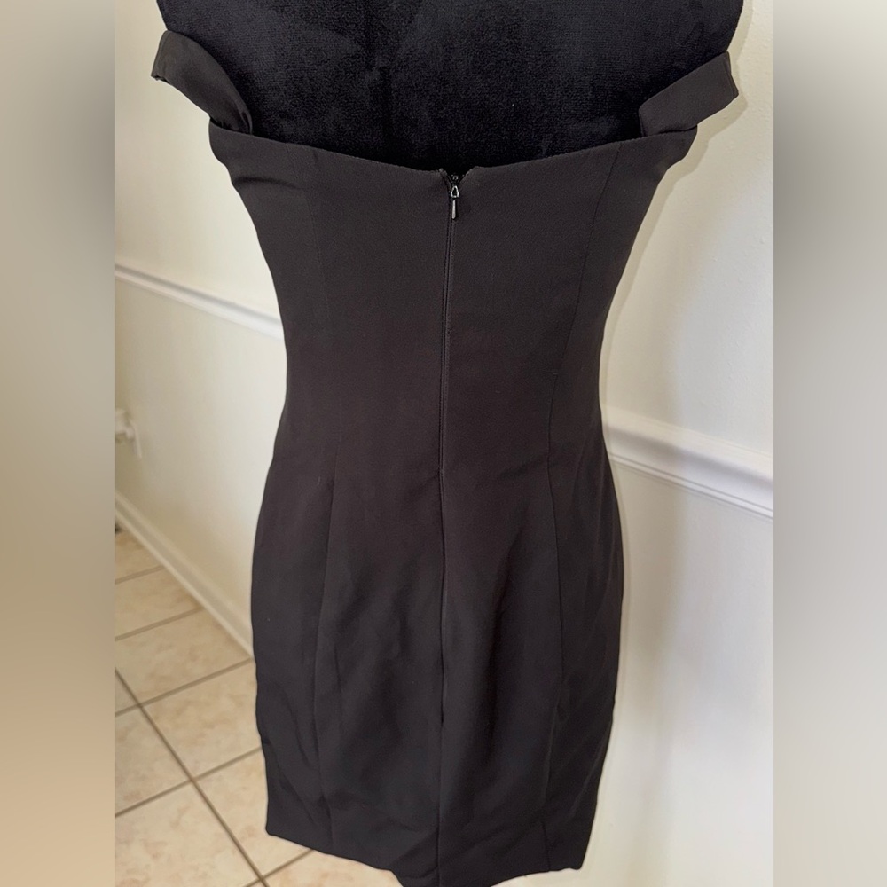 The Perfect Little Black Dress | Off-Shoulder Cocktail Mini - Picture 3 of 3